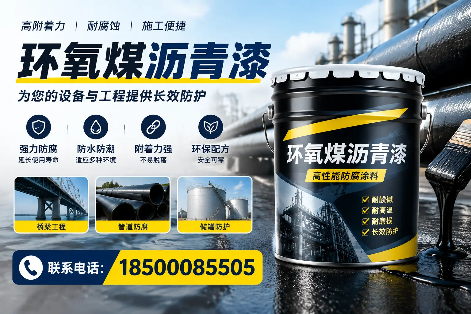 环氧煤沥青漆与其他涂料的对比分析，助力双鸭山企业决策